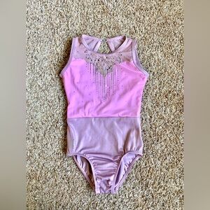 Sylvia P GUC pink SnapBack leotard size 8